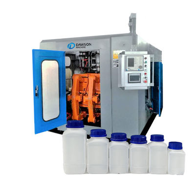 কেনা সিঙ্গেল হেড এক্সট্রুশন ব্লো মোল্ডিং মেশিন 100 কেজি / এইচ প্লাস্টিক রাউন্ড বোতল online manufacture