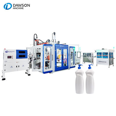 কেনা Full Electric Double Station Extrusion Blow Molding Machine for 1000ml Detergent and Shampoo Bottles with 220KN Clamping Force online manufacture