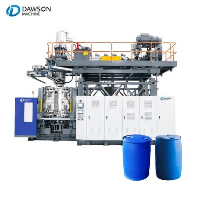 buy অটোমেটিক 200L প্লাস্টিক ড্রাম ব্লো মোল্ডিং মেশিন রাসায়নিক তৈলাক্তকরণ পেইন্ট উদ্ভিদ জন্য ডাবল রিং ব্যারেল মেশিন online manufacture