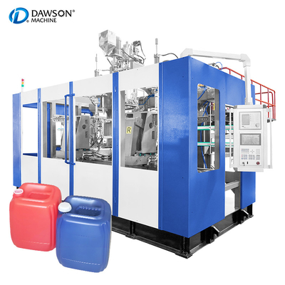 কাঁচামাল প্লাস্টিক 20L ইউরো Adblue ক্যানস্টার একক ডাই মাথা এক্সট্রুশন ছাঁচনির্মাণ মেশিন তৈরীর
