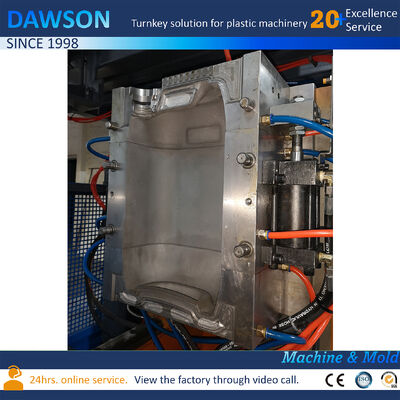 Output 130 Kg Per Hour 20 Liter Jerry Can Extrusion HDPE Moulding Plastic Drum Blow Molding Machine 4.4 By 3.4 By 3.6 Meters