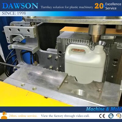 HDPE পিপি প্লাস্টিক প্রক্রিয়াকরণ ব্লো মোল্ডিং মেশিন ৫ লিটার জেরিক্যান ইঞ্জিন অয়েল বোতল রাসায়নিক কন্টেইনার তৈরির জন্য