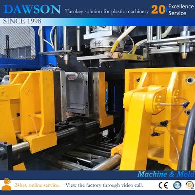 HDPE পিপি প্লাস্টিক প্রক্রিয়াকরণ ব্লো মোল্ডিং মেশিন ৫ লিটার জেরিক্যান ইঞ্জিন অয়েল বোতল রাসায়নিক কন্টেইনার তৈরির জন্য