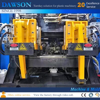 HDPE পিপি প্লাস্টিক প্রক্রিয়াকরণ ব্লো মোল্ডিং মেশিন ৫ লিটার জেরিক্যান ইঞ্জিন অয়েল বোতল রাসায়নিক কন্টেইনার তৈরির জন্য