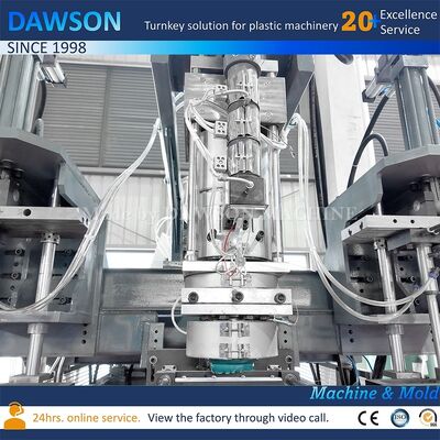 এইচডিপিই 5L জেরিকান হাই স্পিড প্লাস্টিক উত্পাদন জন্য 130 কেজি প্রতি ঘন্টা আউটপুট এক্সট্রুশন ব্লো মোল্ডিং মেশিন
