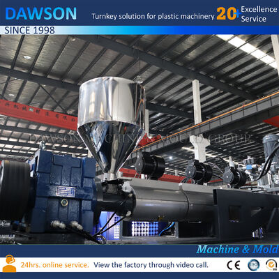 3 টি স্ক্রু হিটিং জোন সহজ অপারেশন প্রোডাকশন এক্সট্রুশন ব্লো মোল্ডিং মেশিন প্লাস্টিক দুধের জলের বোতল মেশিন