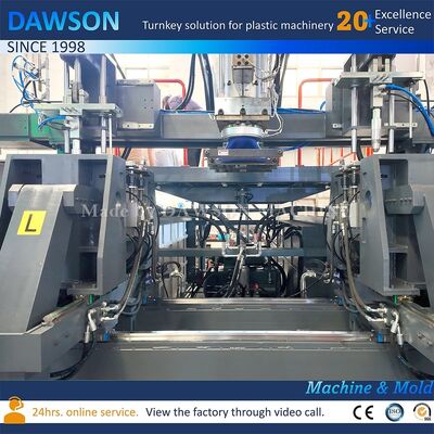 ২৭০ kN ক্ল্যাম্পিং ফোর্স সম্পূর্ণ স্বয়ংক্রিয় ইভা প্লাস্টিক ১০লিটার ১৫লিটার ২০লিটার ২৫লিটার ৩০লিটার HDPE জেরিক্যান ড্রাম এক্সট্রুশন ব্লো মোল্ডিং মেশিন