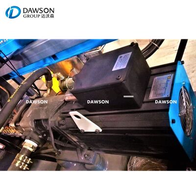 ২০এল ২৫এল প্লাস্টিক লুব্রিকেন্ট তেল বোতল ড্রাম ব্লো মোল্ডিং মেশিন যাতে চাইনিজ এবং ইংরেজি অপারেশন প্যানেল রয়েছে ৪.৪ ৩.৪ ৩.৬