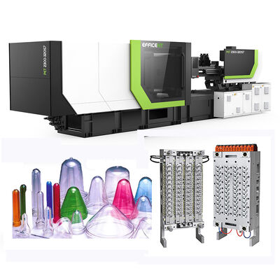 76.5 kW Power 48 Cavity PET Preform Injection Molding Machine with 10 Seconds Per Shot Cycle Time