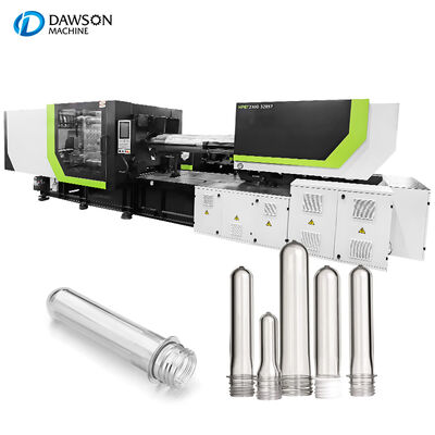 উচ্চ উত্পাদনশীলতার জন্য টাই বারগুলির মধ্যে 680 মিমি দূরত্ব এবং 160 মিমি গর্তের ব্যাসার্ধ সহ সম্পূর্ণ স্বয়ংক্রিয় পিইটি প্রিফর্ম ইনজেকশন ছাঁচনির্মাণ মেশিন