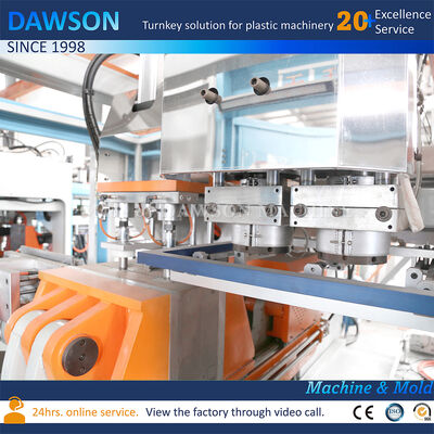 সম্পূর্ণ বৈদ্যুতিক ডাবল স্টেশন HDPE 3L 5L জেরি ক্যান এক্সট্রুশন ব্লো মোল্ডিং মেশিন