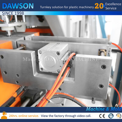 সম্পূর্ণ বৈদ্যুতিক ৫ লিটার এইচডি পি ই লন্ড্রি ডিটারজেন্ট বোতল ব্লো মোল্ডিং মেশিন তিন ডাই হেড এক্সট্রুশন ব্লো মোল্ডিং মেশিন