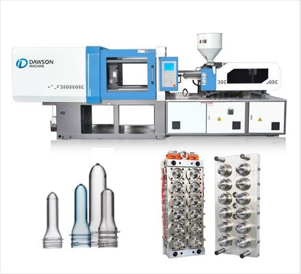 উচ্চ উৎপাদনশীলতা পিইটি প্রিফর্ম ইনজেকশন মোল্ডিং মেশিন, টাই বারগুলির মধ্যে ৭২০ মিমি দূরত্ব এবং হাইড্রোলিক সিস্টেম সহ